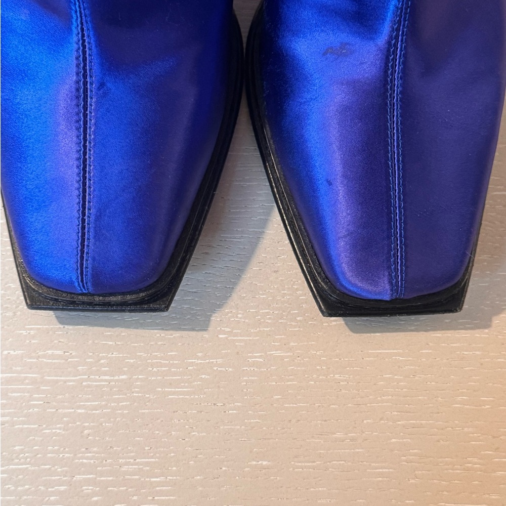 Jimmy Choo Vibrant Blue Sock Boots - Picture 7 of 9